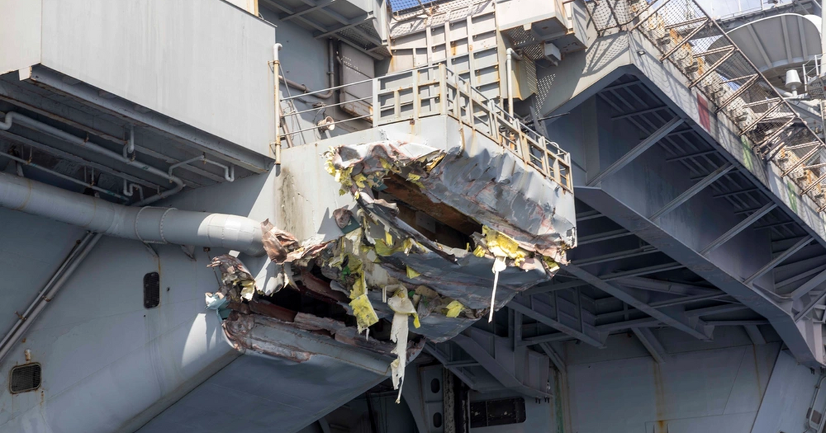 Navy fires skipper of the USS Harry S. Truman, following collision near Suez Canal